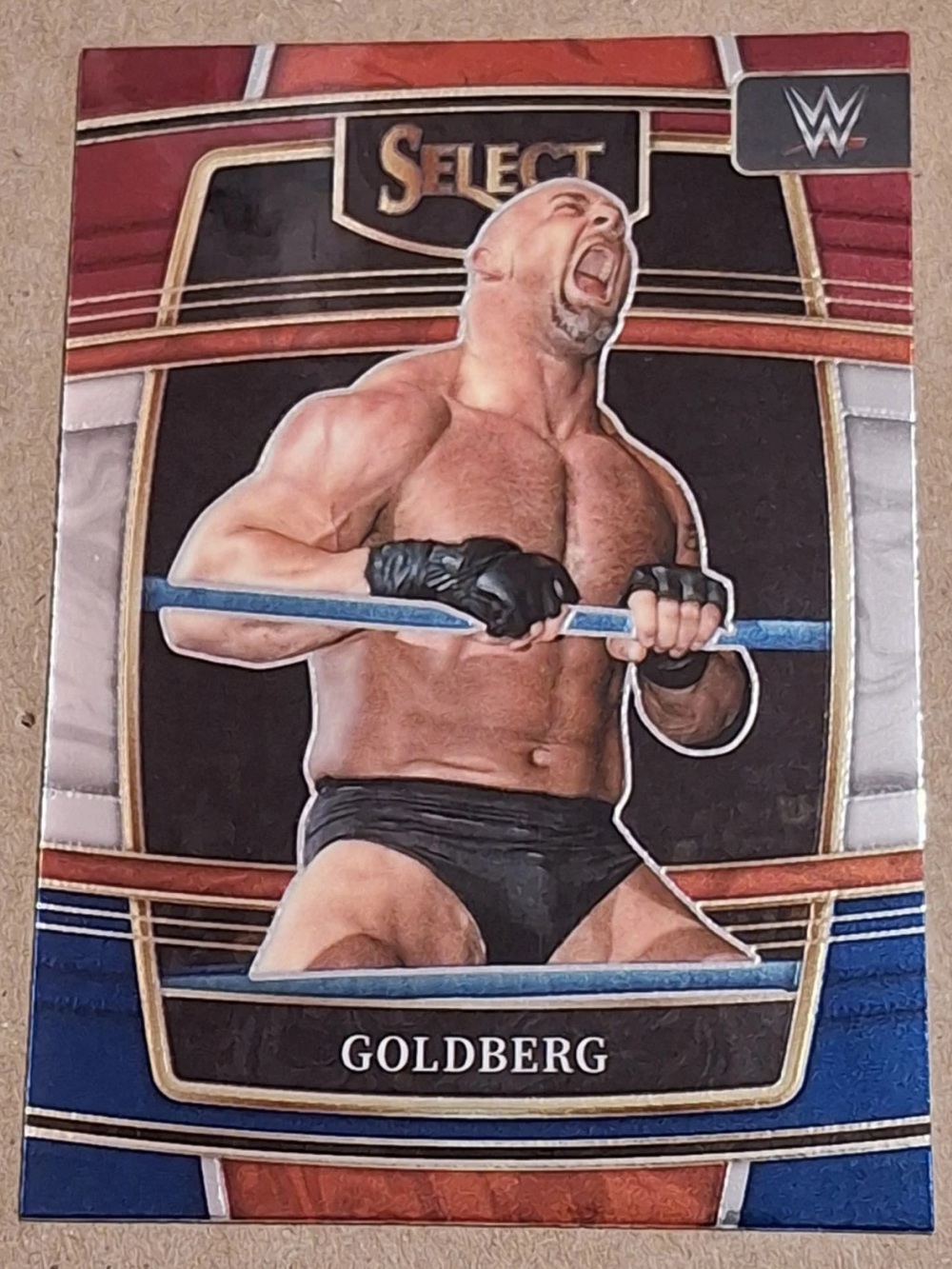 ❤️ NOW $3 ❤️ Goldberg 2022 Panini Select Red And Blue WWE Wrestling Card